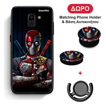 Funny Guy - Samsung Galaxy J6 θήκη + Δώρο Phone Holder & Βάση Αυτοκινήτου