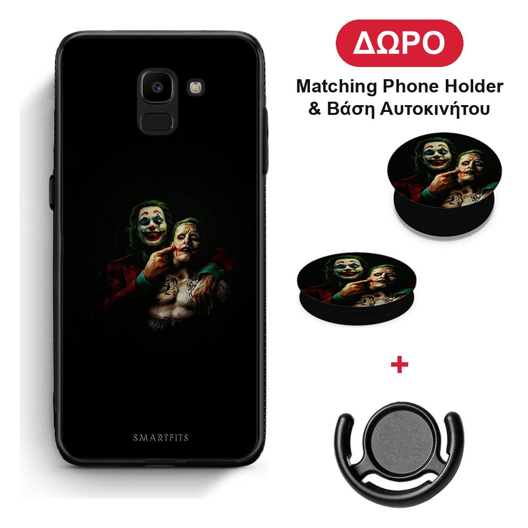 Hero Clown - Samsung Galaxy J6 θήκη + Δώρο Phone Holder & Βάση Αυτοκινήτου