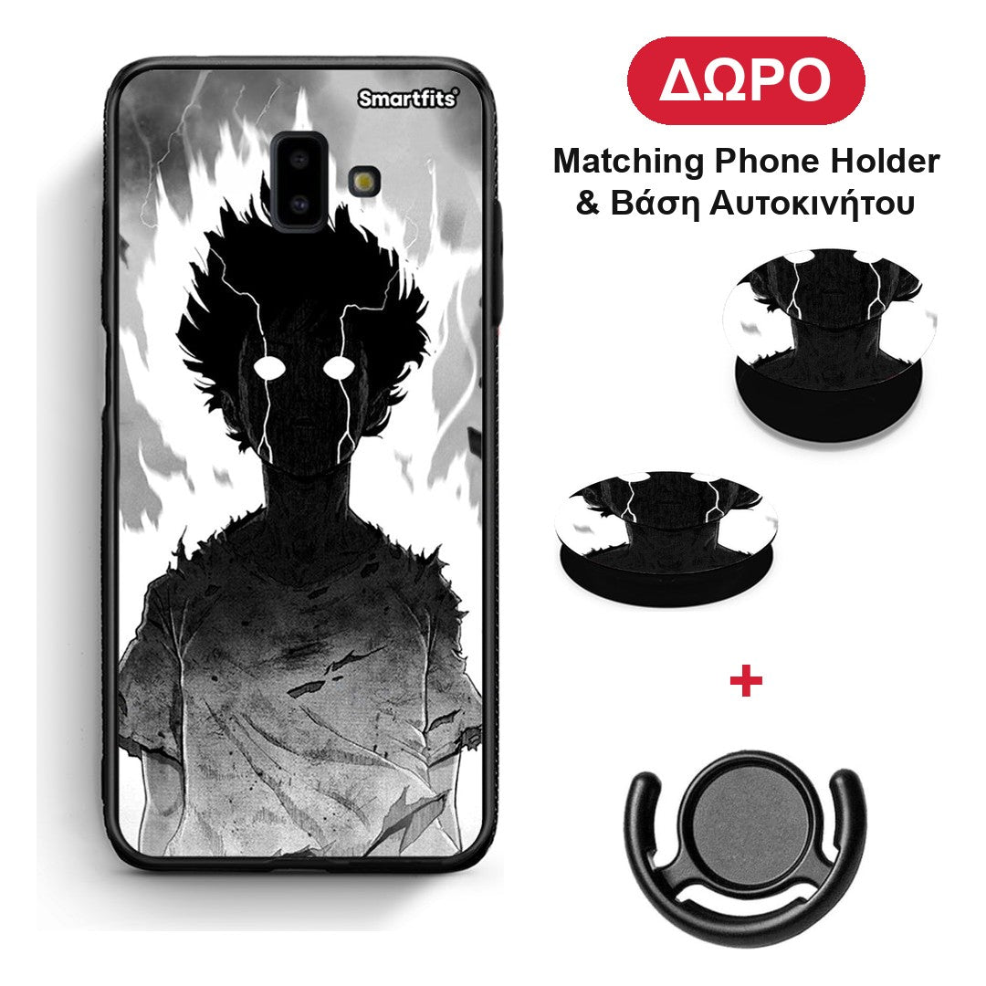 Anime Boy - Samsung Galaxy J6+ θήκη + Δώρο Phone Holder & Βάση Αυτοκινήτου