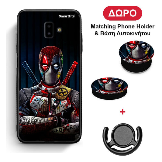 Funny Guy - Samsung Galaxy J6+ θήκη + Δώρο Phone Holder & Βάση Αυτοκινήτου