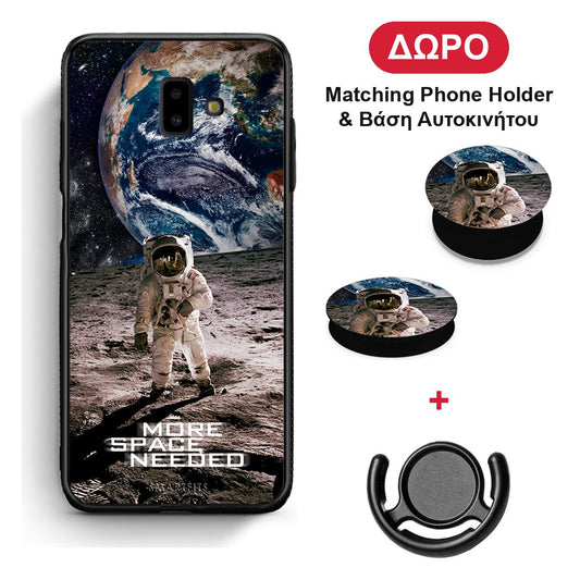 More Space - Samsung Galaxy J6+ θήκη + Δώρο Phone Holder & Βάση Αυτοκινήτου