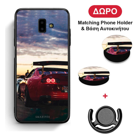Racing Supra - Samsung Galaxy J6+ θήκη + Δώρο Phone Holder & Βάση Αυτοκινήτου