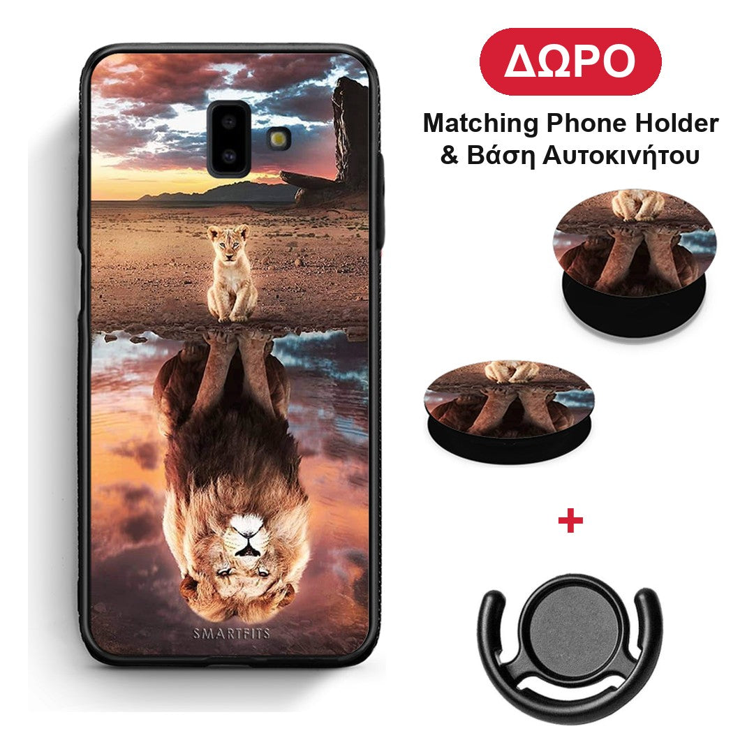 Sunset Dreams - Samsung Galaxy J6+ θήκη + Δώρο Phone Holder & Βάση Αυτοκινήτου