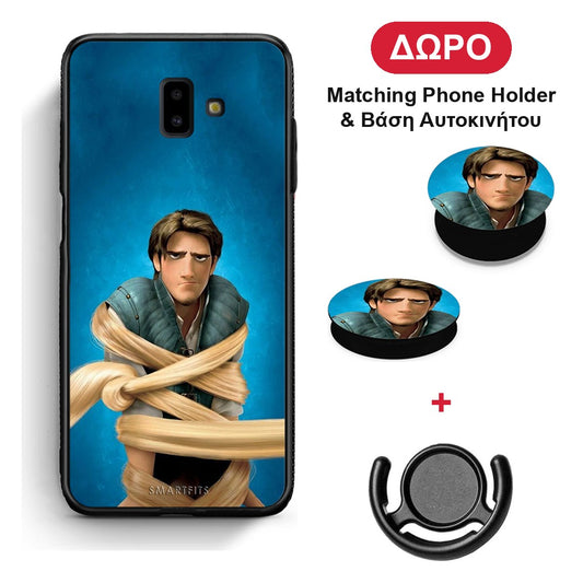 Tangled 1 - Samsung Galaxy J6+ θήκη + Δώρο Phone Holder & Βάση Αυτοκινήτου