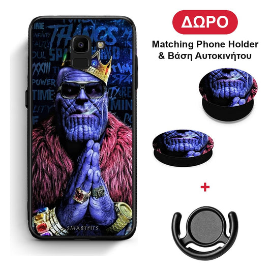 PopArt Thanos - Samsung Galaxy J6 θήκη + Δώρο Phone Holder & Βάση Αυτοκινήτου