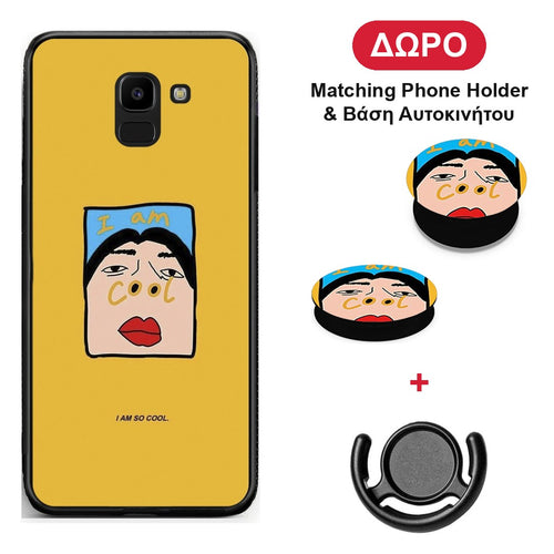 So Cool - Samsung Galaxy J6 θήκη + Δώρο Phone Holder & Βάση Αυτοκινήτου