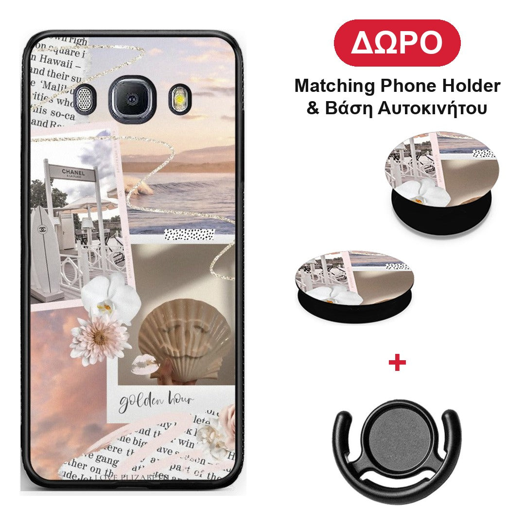 Golden Hour - Samsung Galaxy J7 2016 θήκη + Δώρο Phone Holder & Βάση Αυτοκινήτου