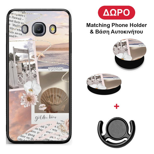 Golden Hour - Samsung Galaxy J7 2016 θήκη + Δώρο Phone Holder & Βάση Αυτοκινήτου