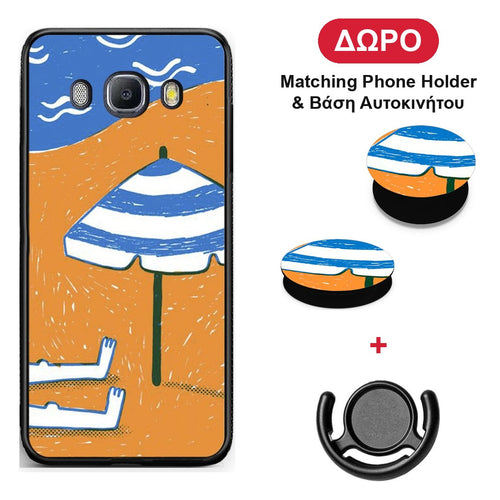 Summering - Samsung Galaxy J7 2016 θήκη + Δώρο Phone Holder & Βάση Αυτοκινήτου