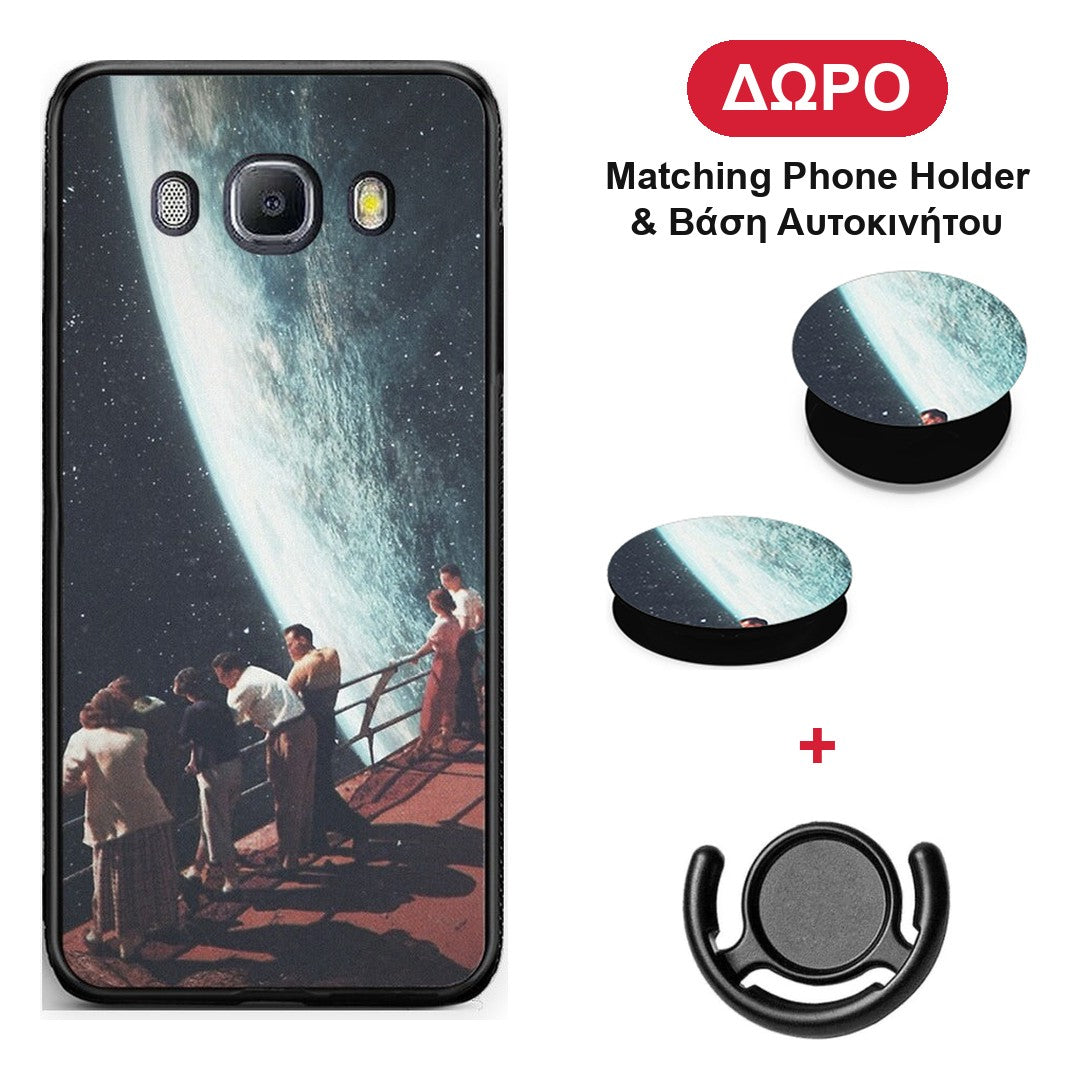 Surreal View - Samsung Galaxy J7 2016 θήκη + Δώρο Phone Holder & Βάση Αυτοκινήτου