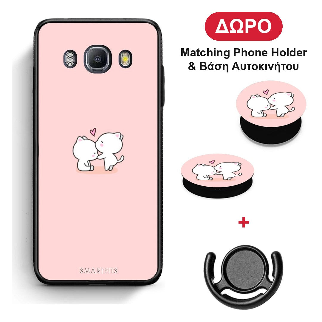 Valentine Love - Samsung Galaxy J7 2016 θήκη + Δώρο Phone Holder & Βάση Αυτοκινήτου