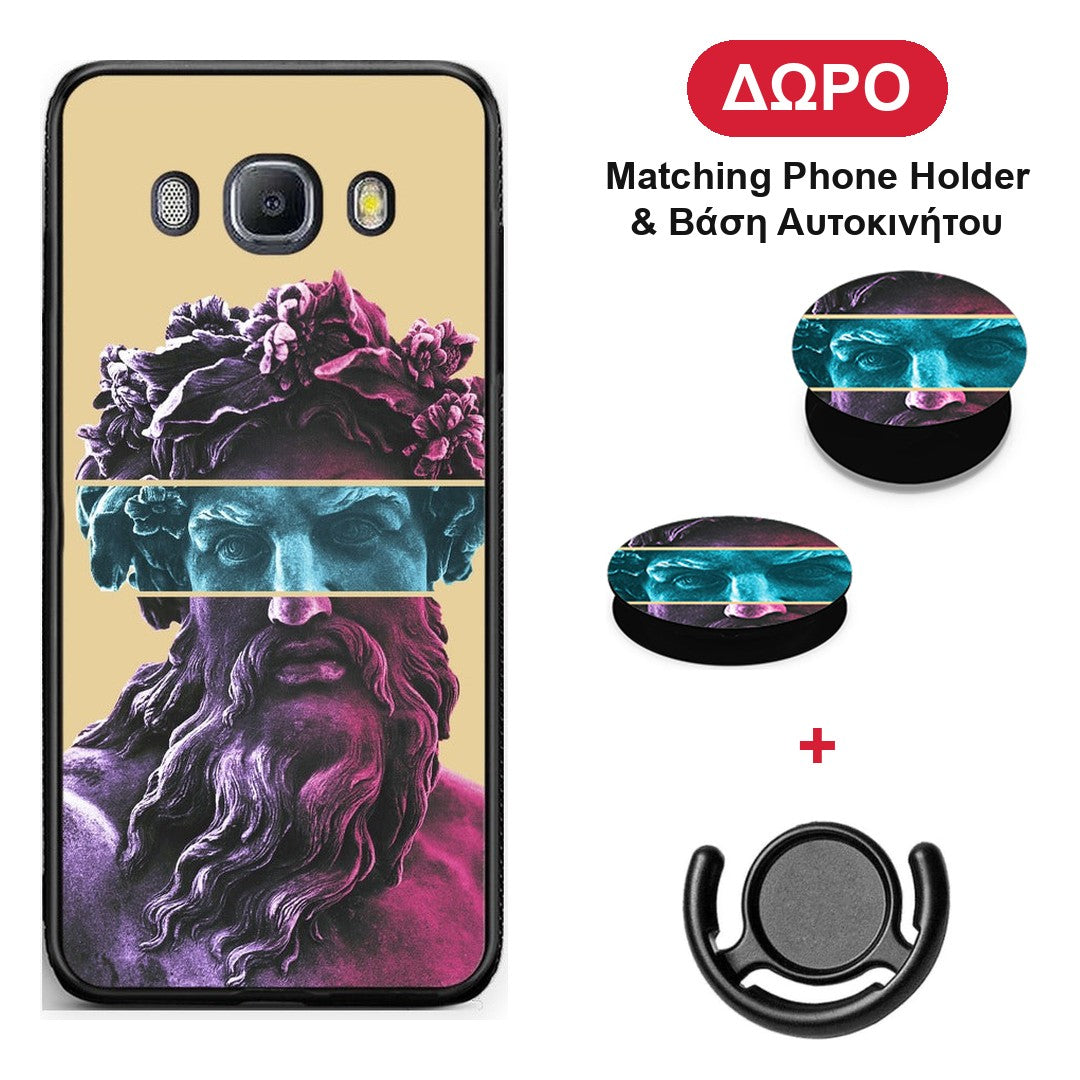 Zeus Art - Samsung Galaxy J7 2016 θήκη + Δώρο Phone Holder & Βάση Αυτοκινήτου