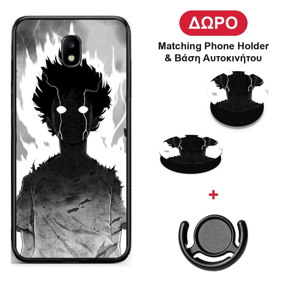 Anime Boy - Samsung Galaxy J7 2017 θήκη + Δώρο Phone Holder & Βάση Αυτοκινήτου