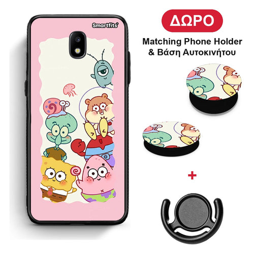 Cute Companion - Samsung Galaxy J7 2017 θήκη + Δώρο Phone Holder & Βάση Αυτοκινήτου