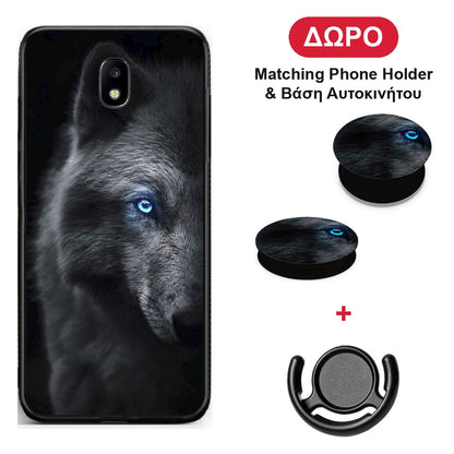 Dark Wolf - Samsung Galaxy J7 2017 θήκη + Δώρο Phone Holder & Βάση Αυτοκινήτου