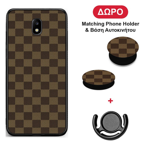Designer Glamour - Samsung Galaxy J7 2017 θήκη + Δώρο Phone Holder & Βάση Αυτοκινήτου