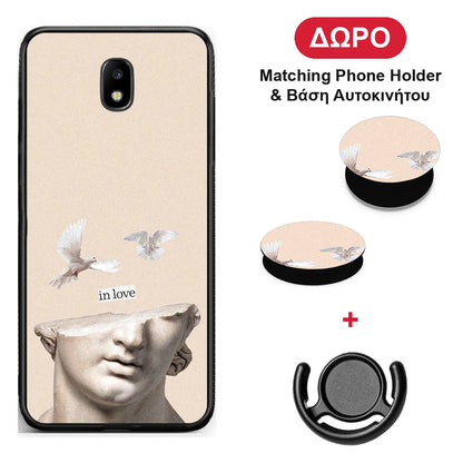 In Love - Samsung Galaxy J7 2017 θήκη + Δώρο Phone Holder & Βάση Αυτοκινήτου