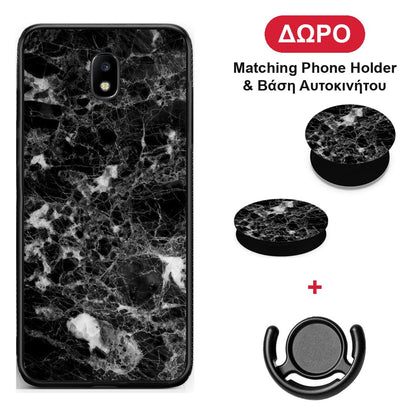 Marble Male - Samsung Galaxy J7 2017 θήκη + Δώρο Phone Holder & Βάση Αυτοκινήτου
