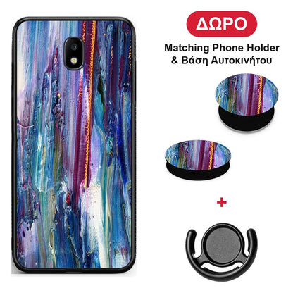 Paint Winter - Samsung Galaxy J7 2017 θήκη + Δώρο Phone Holder & Βάση Αυτοκινήτου