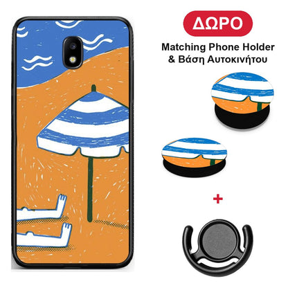 Summering - Samsung Galaxy J7 2017 θήκη + Δώρο Phone Holder & Βάση Αυτοκινήτου