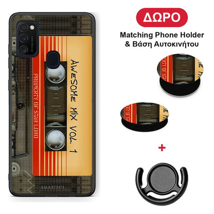 Awesome Mix - Samsung Galaxy M21 / M30s θήκη + Δώρο Phone Holder & Βάση Αυτοκινήτου