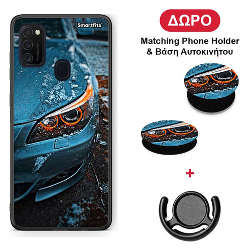 Bmw E60 - Samsung Galaxy M21 / M30s θήκη + Δώρο Phone Holder & Βάση Αυτοκινήτου
