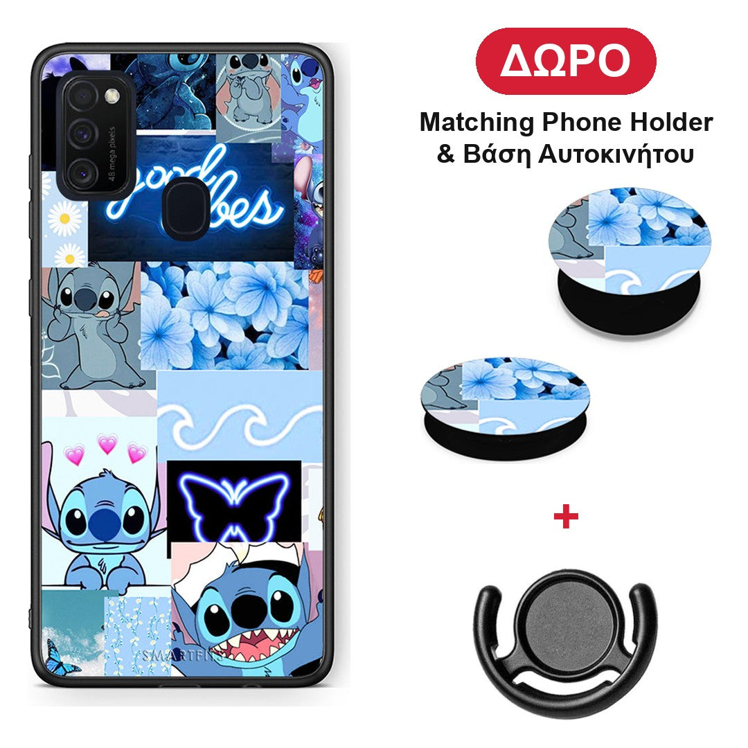Collage Good Vibes - Samsung Galaxy M21 / M30s θήκη + Δώρο Phone Holder & Βάση Αυτοκινήτου