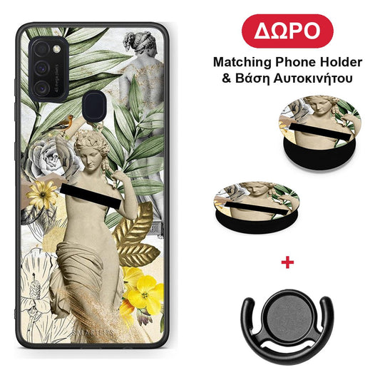 Woman Statue - Samsung Galaxy M21 / M30s θήκη + Δώρο Phone Holder & Βάση Αυτοκινήτου