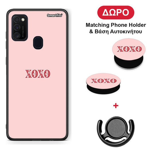 XOXO Love - Samsung Galaxy M21 / M30s θήκη + Δώρο Phone Holder & Βάση Αυτοκινήτου