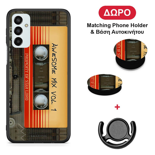 Awesome Mix - Samsung Galaxy M23 / F23 θήκη + Δώρο Phone Holder & Βάση Αυτοκινήτου