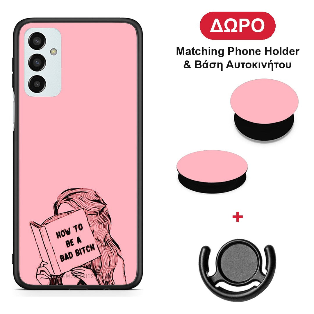 Bad Bitch - Samsung Galaxy M23 / F23 θήκη + Δώρο Phone Holder & Βάση Αυτοκινήτου