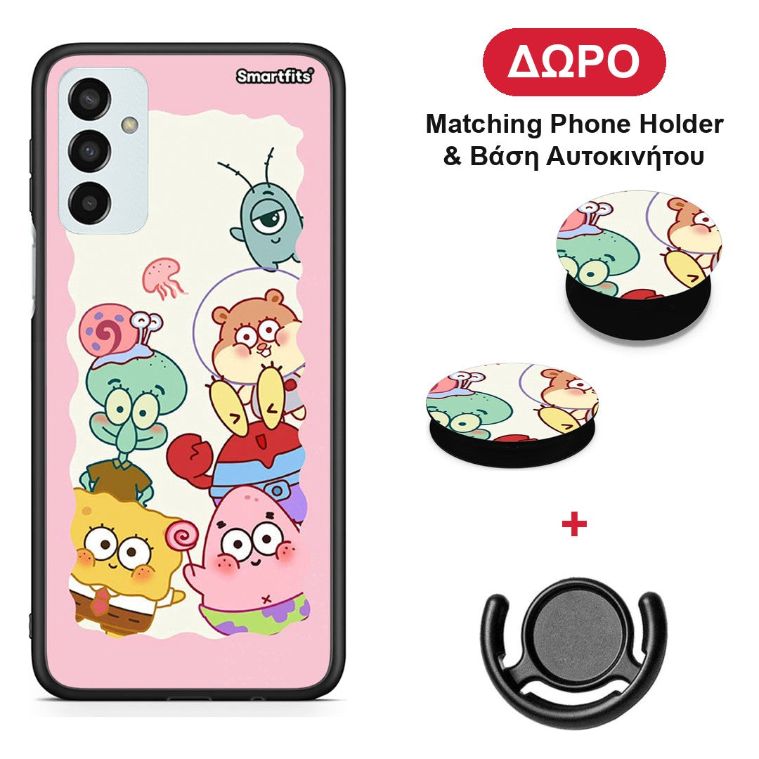 Cute Companion - Samsung Galaxy M23 / F23 θήκη + Δώρο Phone Holder & Βάση Αυτοκινήτου