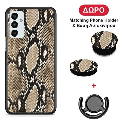 Animal Fashion Snake - Samsung Galaxy M23 / F23 θήκη + Δώρο Phone Holder & Βάση Αυτοκινήτου