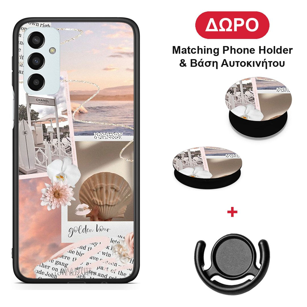 Golden Hour - Samsung Galaxy M23 / F23 θήκη + Δώρο Phone Holder & Βάση Αυτοκινήτου