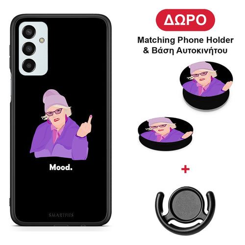 Grandma Mood Black - Samsung Galaxy M23 / F23 θήκη + Δώρο Phone Holder & Βάση Αυτοκινήτου
