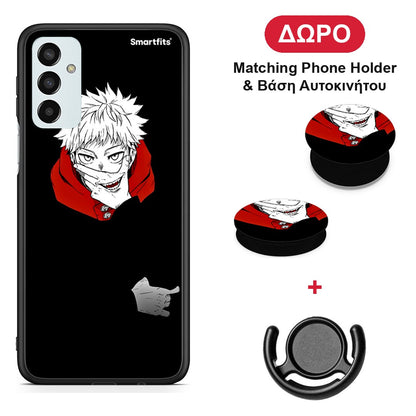 Itadori Anime - Samsung Galaxy M23 / F23 θήκη + Δώρο Phone Holder & Βάση Αυτοκινήτου