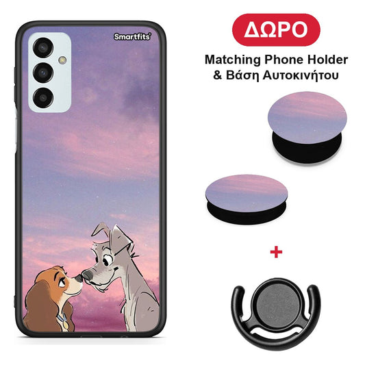 Lady And Tramp - Samsung Galaxy M23 / F23 θήκη + Δώρο Phone Holder & Βάση Αυτοκινήτου