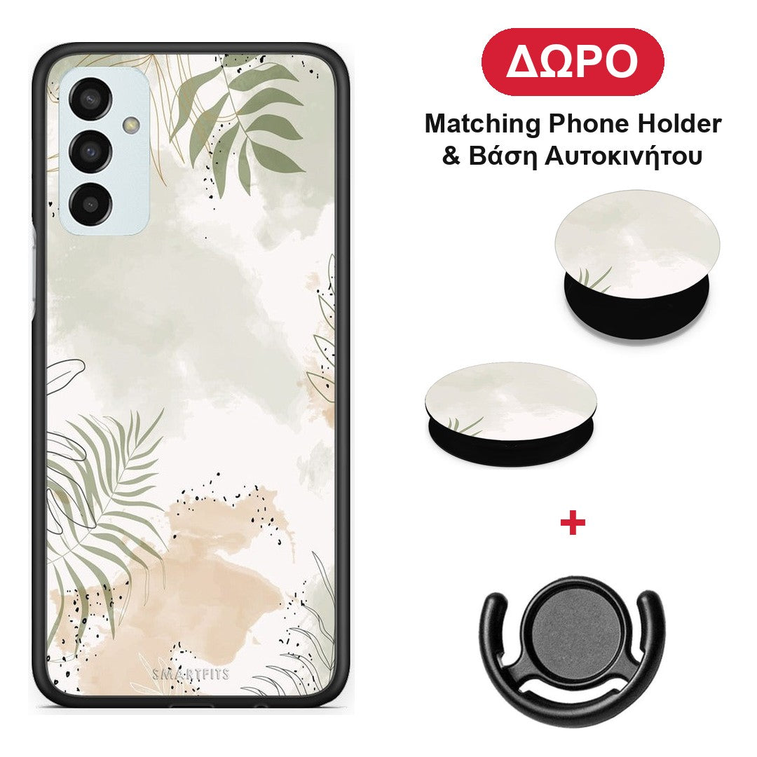 Nude Plants - Samsung Galaxy M23 / F23 θήκη + Δώρο Phone Holder & Βάση Αυτοκινήτου
