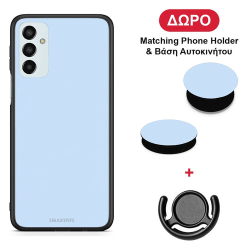Powder Blue - Samsung Galaxy M23 / F23 θήκη + Δώρο Phone Holder & Βάση Αυτοκινήτου