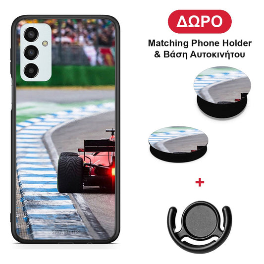 Racing Vibes - Samsung Galaxy M23 / F23 θήκη + Δώρο Phone Holder & Βάση Αυτοκινήτου