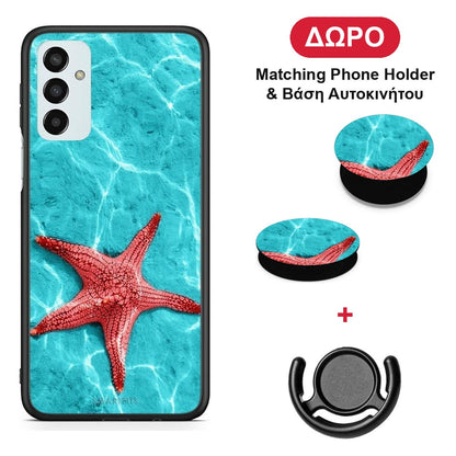 Red Starfish - Samsung Galaxy M23 / F23 θήκη + Δώρο Phone Holder & Βάση Αυτοκινήτου