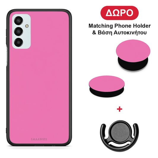Rose Pink - Samsung Galaxy M23 / F23 θήκη + Δώρο Phone Holder & Βάση Αυτοκινήτου