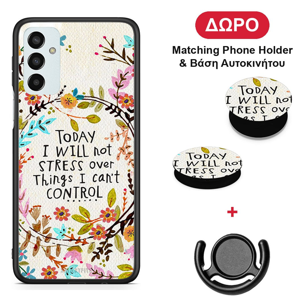 Stress Over - Samsung Galaxy M23 / F23 θήκη + Δώρο Phone Holder & Βάση Αυτοκινήτου