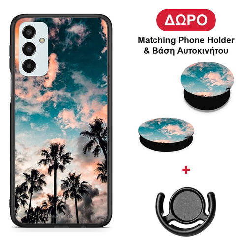 Summer Sky - Samsung Galaxy M23 / F23 θήκη + Δώρο Phone Holder & Βάση Αυτοκινήτου