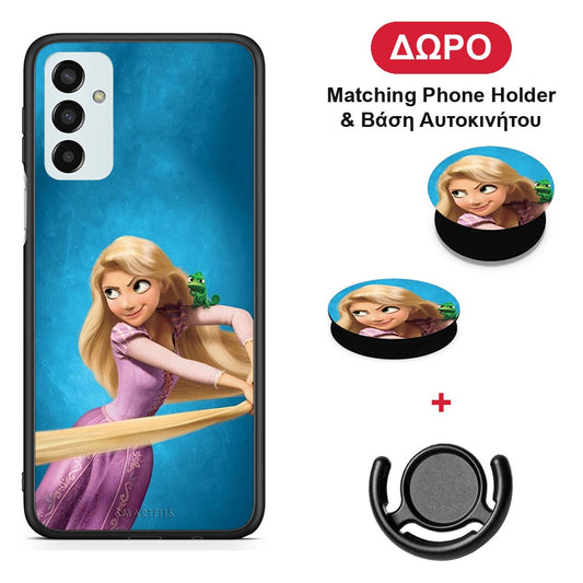 Tangled 2 - Samsung Galaxy M23 / F23 θήκη + Δώρο Phone Holder & Βάση Αυτοκινήτου