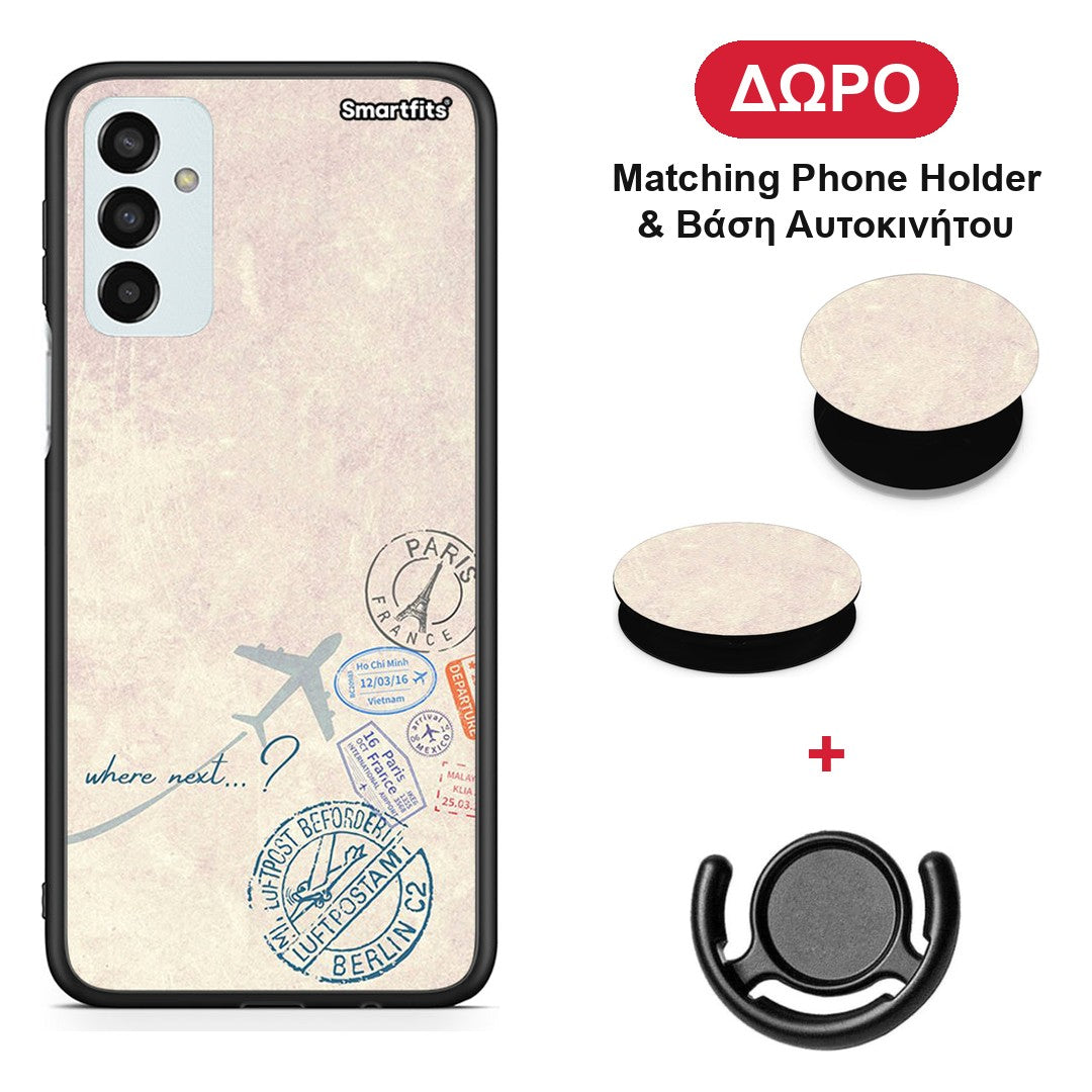 Where Next - Samsung Galaxy M23 / F23 θήκη + Δώρο Phone Holder & Βάση Αυτοκινήτου