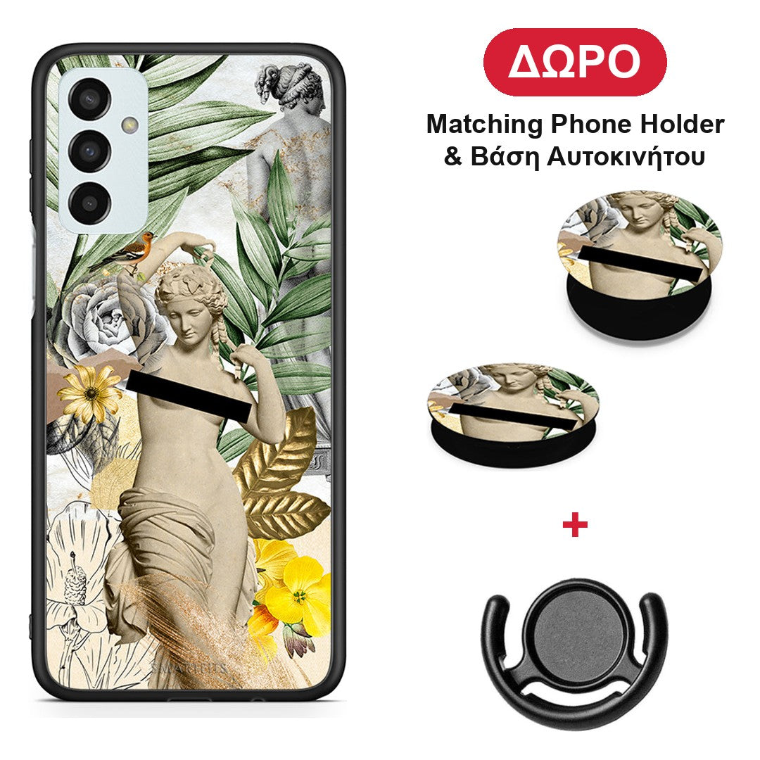 Woman Statue - Samsung Galaxy M23 / F23 θήκη + Δώρο Phone Holder & Βάση Αυτοκινήτου