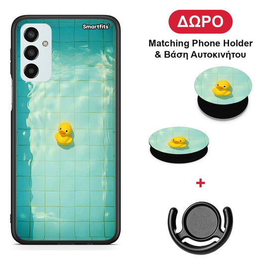Yellow Duck - Samsung Galaxy M23 / F23 θήκη + Δώρο Phone Holder & Βάση Αυτοκινήτου