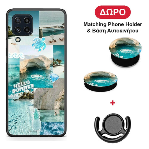 Aesthetic Summer - Samsung Galaxy M32 4G / M22 θήκη + Δώρο Phone Holder & Βάση Αυτοκινήτου
