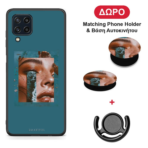 Cry An Ocean - Samsung Galaxy M32 4G / M22 θήκη + Δώρο Phone Holder & Βάση Αυτοκινήτου